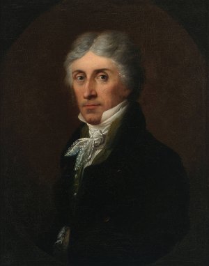 Portrait of Jozef Michalowski, senator by Jozef Brodowski Oil Painting