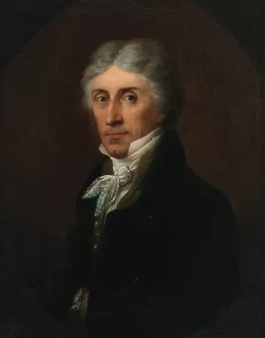 Portrait of Jozef Michalowski, senator by Jozef Brodowski Oil Painting