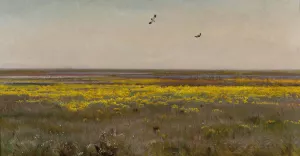 Cowslips by Jozef Chelmonski Oil Painting