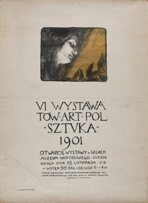 VI Wystawa Towarzystwa Artystow Polskich 'Sztuka' by Jozef Czajkowski Oil Painting