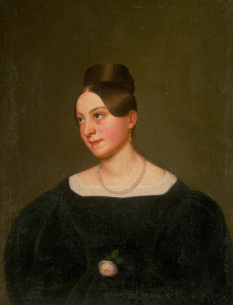 Main Product Photo of Portrait of a Young Lady  Painting by Jozef Czauczik