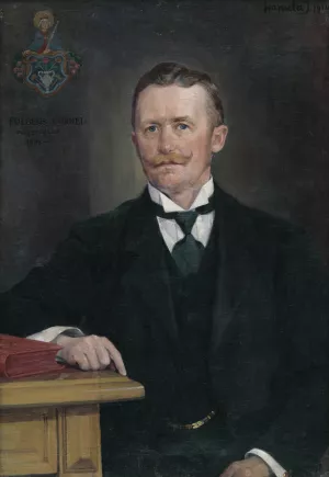 Cornel Folgens Oil painting by Jozef Hanula