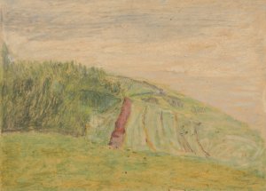 Study Of Spis Landscape by Jozef Hanula Oil Painting