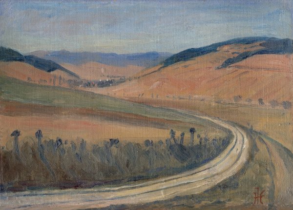 Study Of Spis Landscape  by Jozef Hanula - Hand-Painted Oil Painting Reproduction