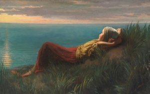 Dreams by Jozef Israels Oil Painting