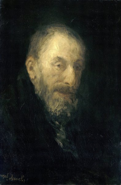 Old Isaac  by Jozef Israels - Hand-Painted Oil Painting Reproduction