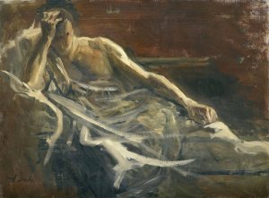 Saul by Jozef Israels Oil Painting