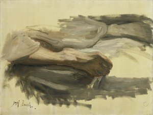 Saul's Legs by Jozef Israels Oil Painting