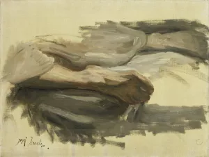 Saul's Legs by Jozef Israels Oil Painting