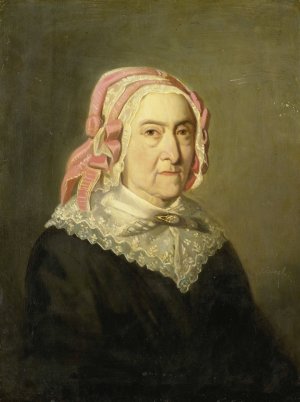 Sientje Nijkerk-Servaas at the age of 90, 1857 by Jozef Israels Oil Painting