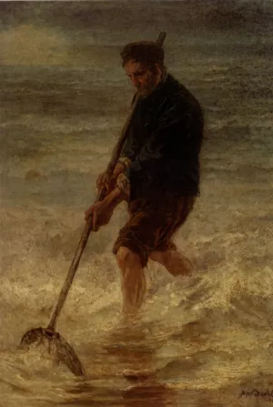 The Fisherman by Jozef Israels Oil Painting