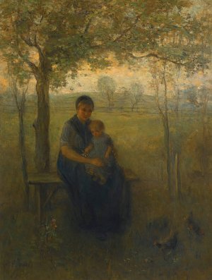 The Madonna Of Drenthe by Jozef Israels Oil Painting