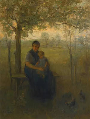 The Madonna Of Drenthe Oil painting by Jozef Israels