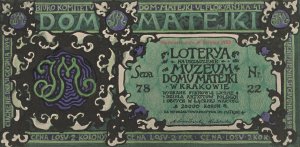 Lottery ticket by Jozef Mehoffer Oil Painting