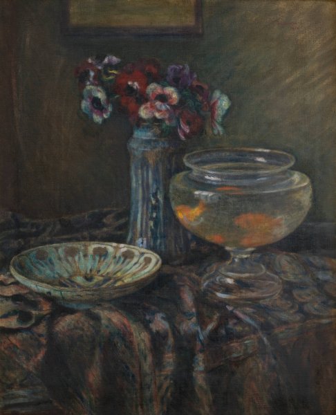 Anemones  by Jozef Pankiewicz - Hand-Painted Oil Painting Reproduction