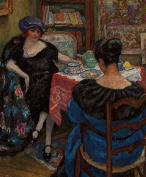 Cup of tea  by Jozef Pankiewicz - Hand-Painted Oil Painting Reproduction