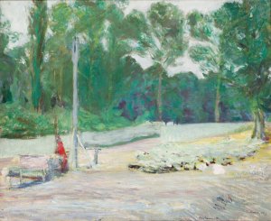 Landscape from the Vicinity of Kazimierz Lubelski by Jozef Pankiewicz Oil Painting
