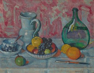 Still Life with a Knife by Jozef Pankiewicz Oil Painting