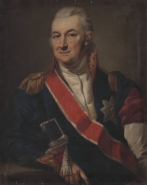 Portrait of general Mikolaj Morawski  by Jozef Peszka - Hand-Painted Oil Painting Reproduction