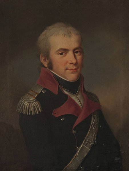 Portrait of Ksawery Krasicki  by Jozef Pitschmann - Hand-Painted Oil Painting Reproduction