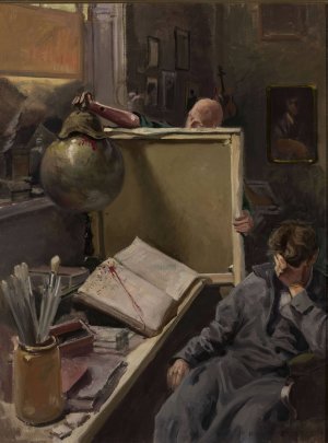 Artist's Vision by Jozef Rapacki Oil Painting