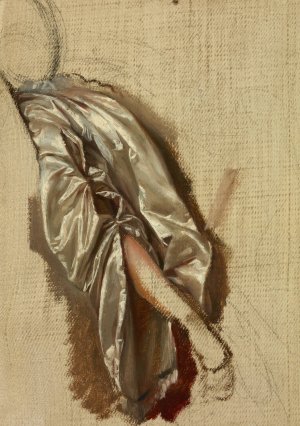 Study of Quinn Barbara's Arm to the Painting 'The Death of Barbara Radziwill' by Jozef Simmler Oil Painting