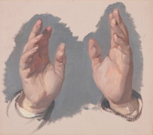 Study by Jozef Simmler Oil Painting