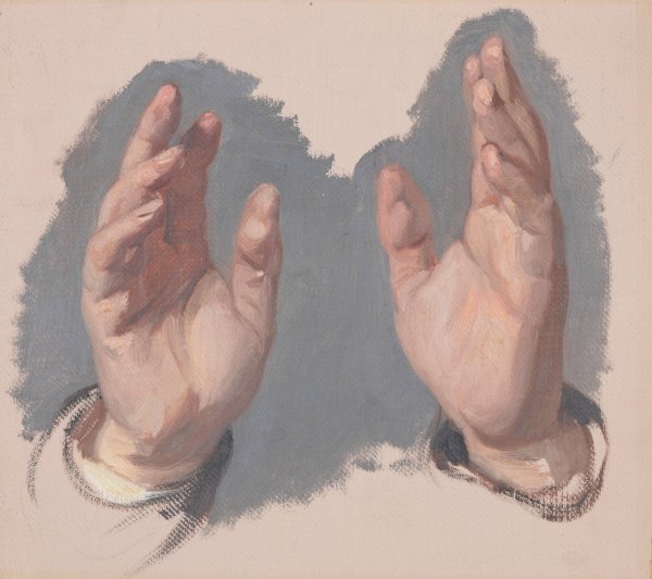 Study  by Jozef Simmler - Hand-Painted Oil Painting Reproduction