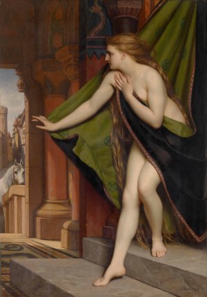 Lady Godiva by Jozef Van Lerius Oil Painting