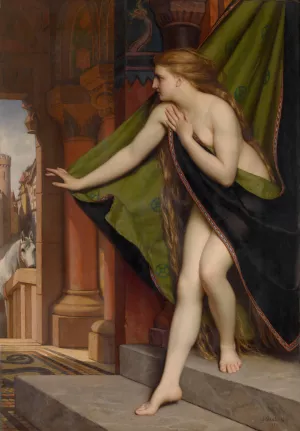 Lady Godiva by Jozef Van Lerius Oil Painting