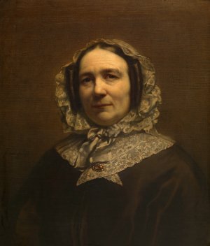 Madame LeDelier by Jozef Van Lerius Oil Painting