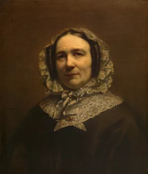 Madame LeDelier by Jozef Van Lerius Oil Painting