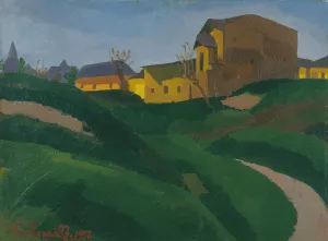 On the Slopes of Gellert Hill Oil painting by Jozsef Nemes Lamperth