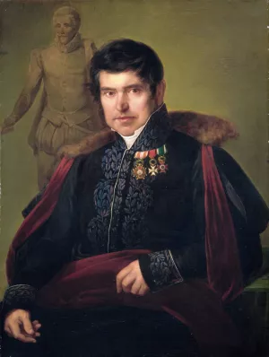 Antonio Sola by Juan Antonio De Ribera Oil Painting