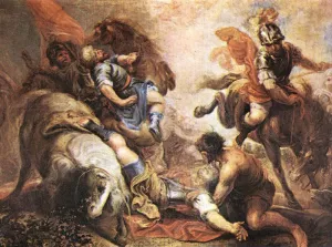 The Conversion of St Paul by Juan Antonio Frias y Escalante - Oil Painting Reproduction