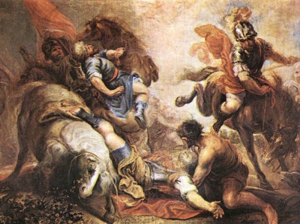 The Conversion of St Paul by Juan Antonio Frias y Escalante - Hand-Painted Oil Painting Reproduction