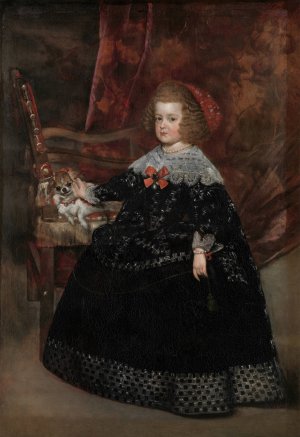 Maria Teresa by Juan Bautista Martinez Del Mazo Oil Painting