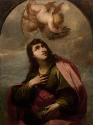 St Damian painting by Juan Carreno De Miranda