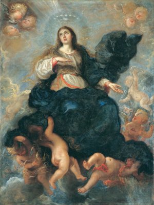 The Assumption of the Virgin by Juan Carreno De Miranda Oil Painting
