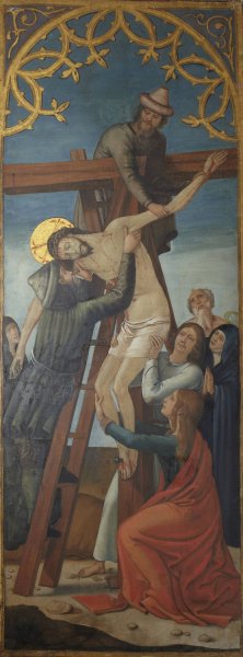 Deposition from the Cross by Juan De Borgona - Hand-Painted Oil Painting Reproduction