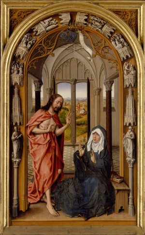 Christ Appearing to His Mother by Juan De Flandes Oil Painting
