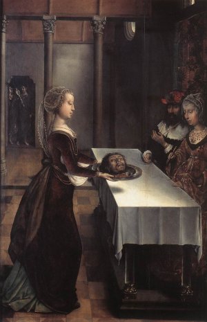 Herodias' Revenge by Juan De Flandes Oil Painting