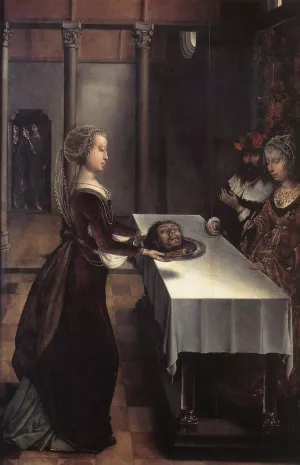 Herodias' Revenge painting by Juan De Flandes