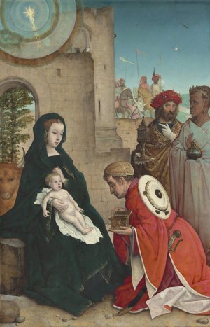 The Adoration of the Magi by Juan De Flandes Oil Painting