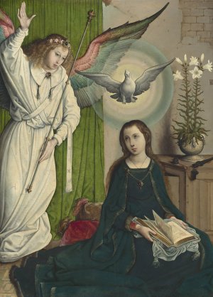 The Annunciation by Juan De Flandes Oil Painting