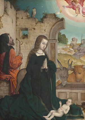 The Nativity by Juan De Flandes Oil Painting