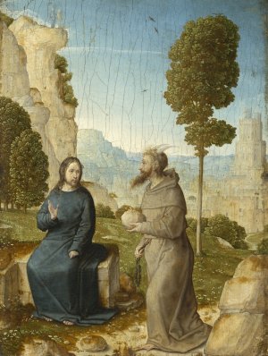 The Temptation of Christ by Juan De Flandes Oil Painting