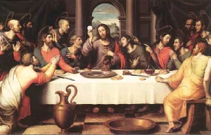 The Last Supper Oil painting by Juan De Juanes