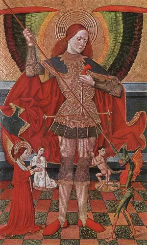 The Archangel Michael by Juan De La Abadia - Oil Painting Reproduction