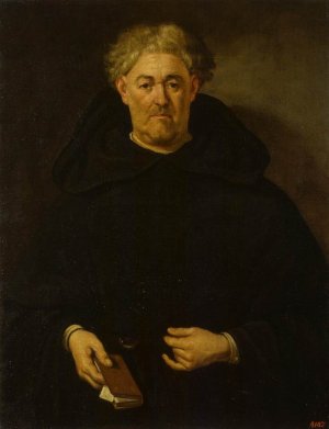 Portrait of a Monk by Juan De Pareja Oil Painting
